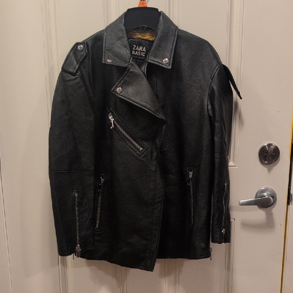 Zara Women's Black Biker Jacket